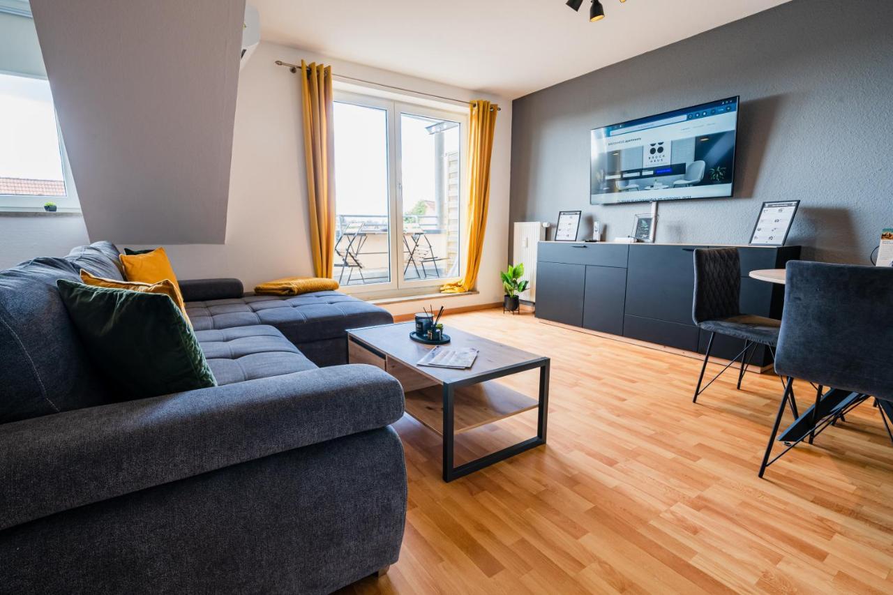 Deluxe Apartment I Klimaanlage I Tiefgarage I Balkon I Wlan Magdeburg Dış mekan fotoğraf